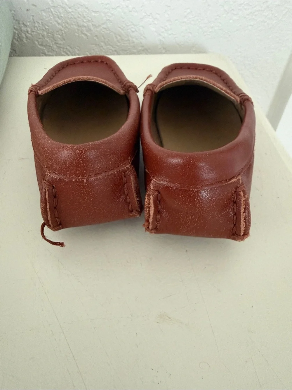 Janie and Jack Leather Moccasin Loafers for Kids